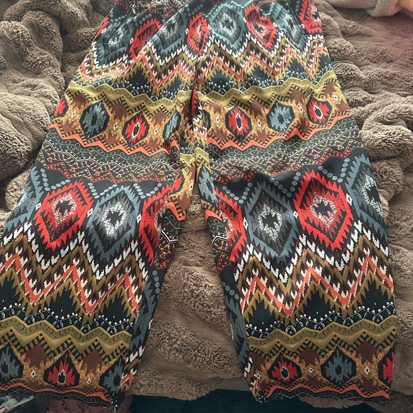 Ashley Stewart Pants - Ashley Stewart Multicolor Tribal Pants